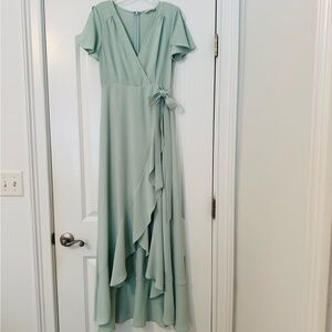 Altar'd State V-neck Maxi Dress Size S